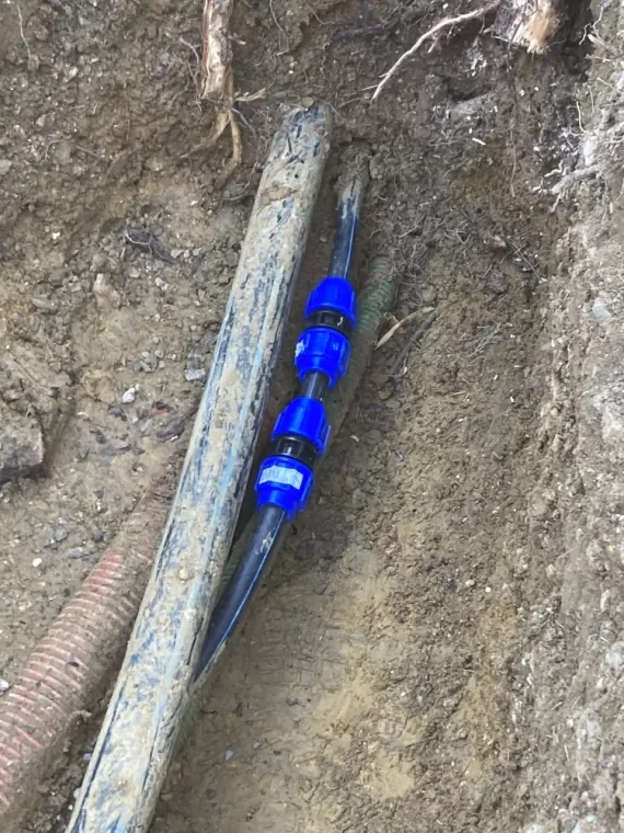 Réparation d'une fuite d'eau à Arboras, Clermont-l'Hérault, ABJ ENVIRONNEMENT