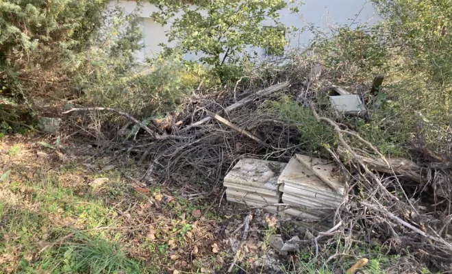 Nettoyage d'un jardin en friche à Saint Jean de la Blaquière, Clermont-l'Hérault, ABJ ENVIRONNEMENT