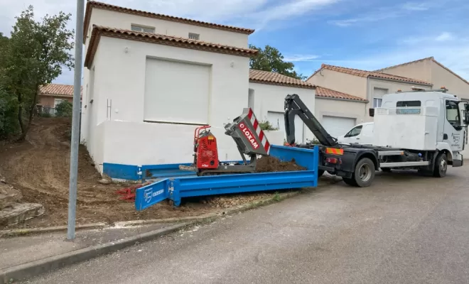 Nettoyage d'un jardin en friche à Saint Jean de la Blaquière, Clermont-l'Hérault, ABJ ENVIRONNEMENT