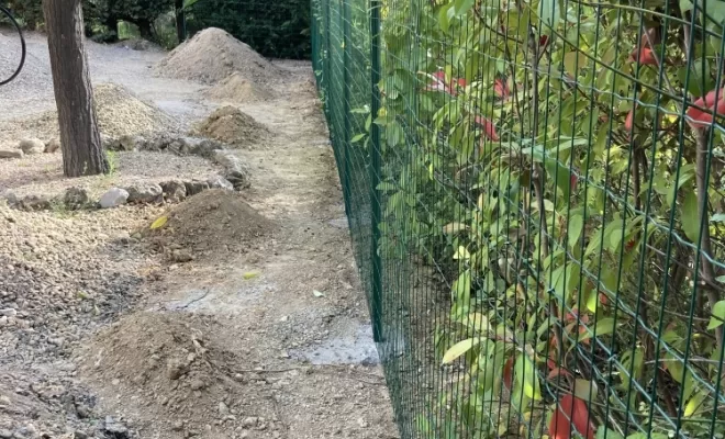 Création d'une clôture "anti sanglier" sur restanques, Clermont-l'Hérault, ABJ ENVIRONNEMENT