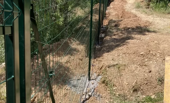 Création d'une clôture "anti sanglier" sur restanques, Clermont-l'Hérault, ABJ ENVIRONNEMENT