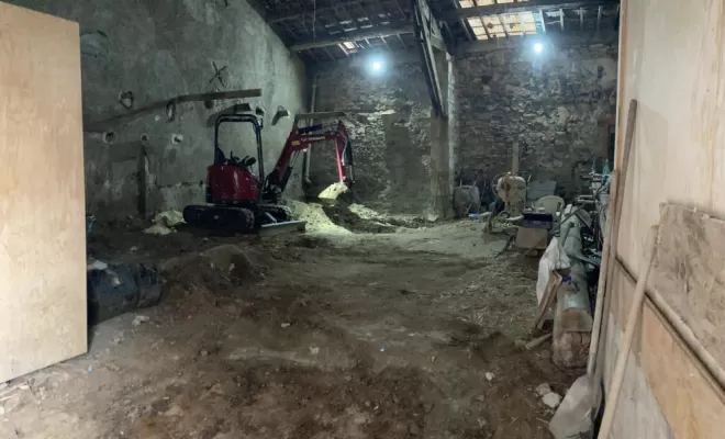 TERRASSEMENT, NIVELLEMENT ET PRÉPARATION DE FOUILLE POUR UN FUTUR AMÉNAGEMENT À GIGNAC, Clermont-l'Hérault, ABJ ENVIRONNEMENT