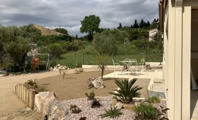 Aménagement complet contour de maison à St Jean de la Blaquière, Clermont-l'Hérault, ABJ ENVIRONNEMENT