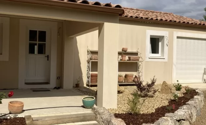 Aménagement complet contour de maison à St Jean de la Blaquière, Clermont-l'Hérault, ABJ ENVIRONNEMENT
